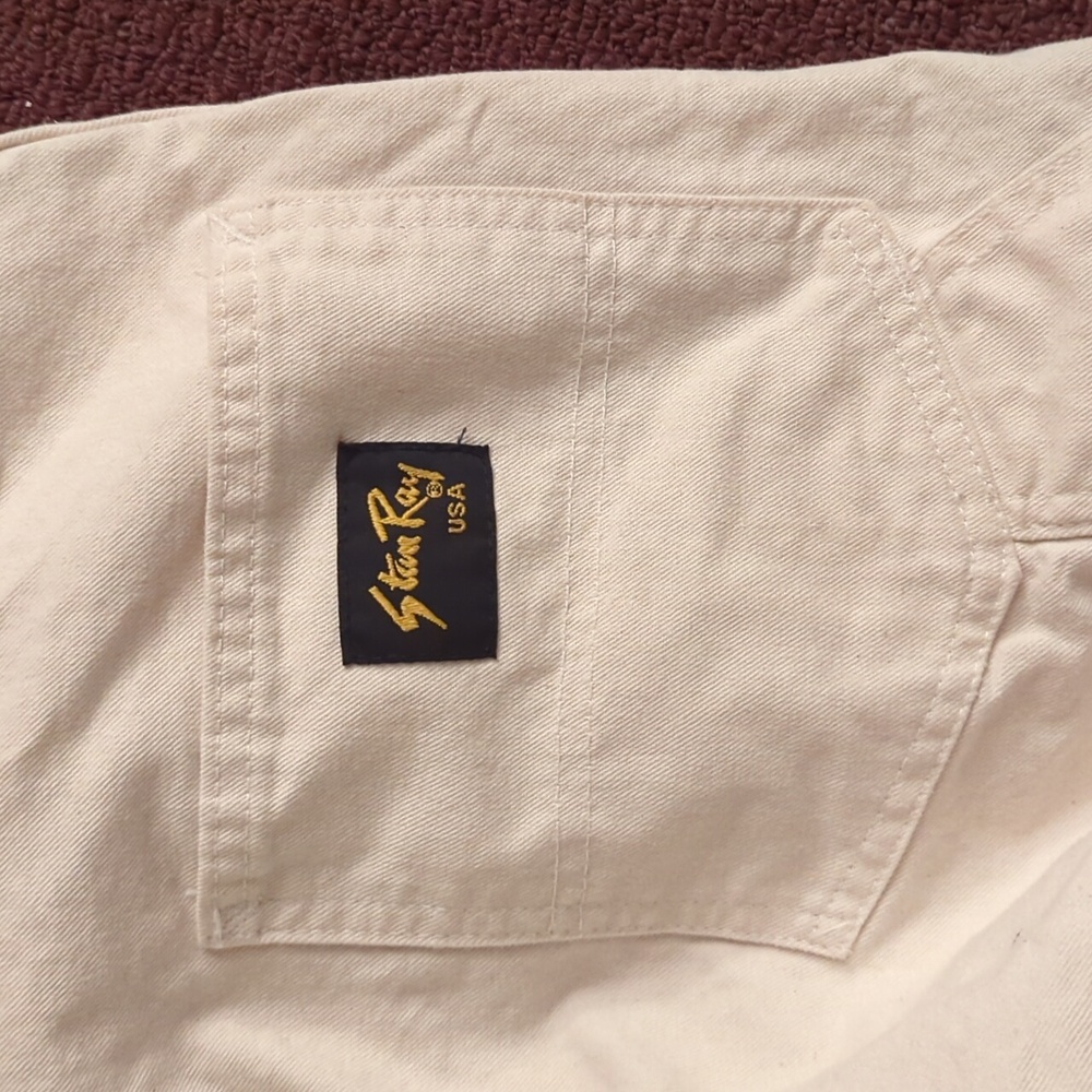 StanRay white painters work pants